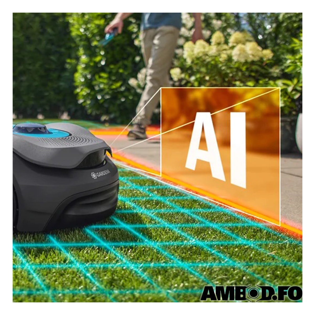 Gardena Smart SILENO Sense battarídrivin robot plenuklippari, RTK-GPS+Myndatól - 160mm - Image 3