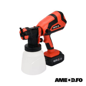 Málarapistólur 18V, battarídrivin - 1L./min. (YT-82765)