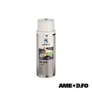 Lakkpray, hvítt - 400ml.