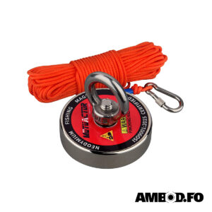 Fiski magnet, sett Ø.60mm - 300Kg.