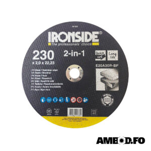 Ironside skeriskiva 230x2,0mm