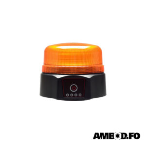 LED ávaringarblink-/Rotorblink við magnet, Ø. 123mm - 12/24 Volt (8008335)