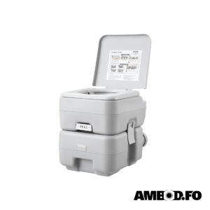 Portable Toilet Flush Travel Camping 5.3 Gal Commode Potty med bæretaske