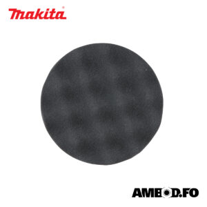 Makita svartur bylgjusvampur, soft - 150x35mm (D-62670)
