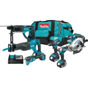 Makita Kombo-Kit, 6 LXT 18V  el-amboð + battaríðir